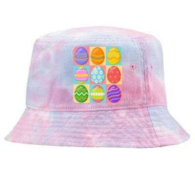 Cute Colorful Easter Egg Pop Art Tie-Dyed Bucket Hat