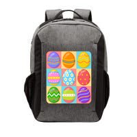 Cute Colorful Easter Egg Pop Art Vector Backpack
