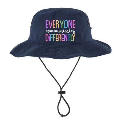 Colorful Cute Everyone Communicates Differently Bucket Hat