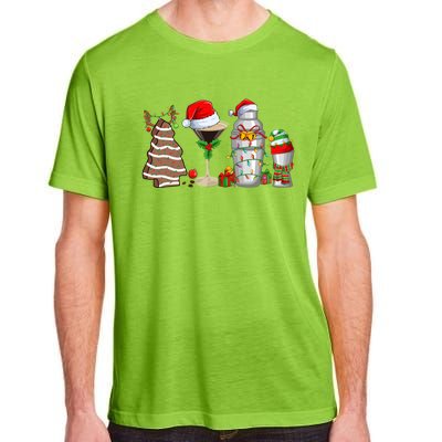 Christmas Cocktail Espresso Martini Ing Party Bartender Gift Adult ChromaSoft Performance T-Shirt