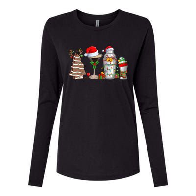 Christmas Cocktail Espresso Martini Ing Party Bartender Gift Womens Cotton Relaxed Long Sleeve T-Shirt