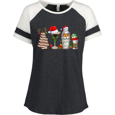 Christmas Cocktail Espresso Martini Ing Party Bartender Gift Enza Ladies Jersey Colorblock Tee