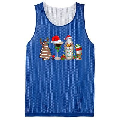 Christmas Cocktail Espresso Martini Ing Party Bartender Gift Mesh Reversible Basketball Jersey Tank