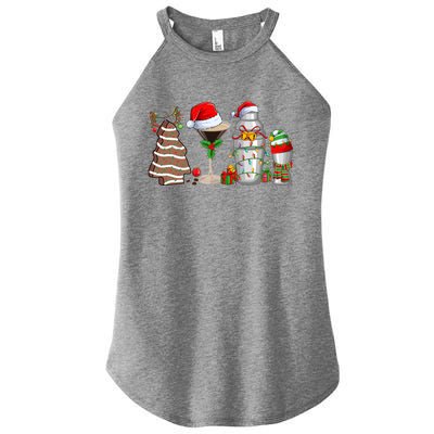 Christmas Cocktail Espresso Martini Ing Party Bartender Gift Women's Perfect Tri Rocker Tank