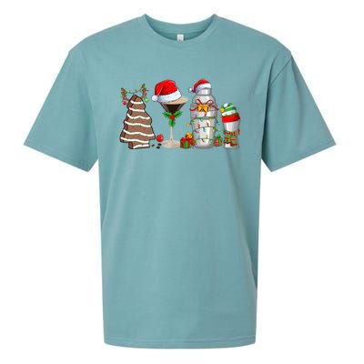 Christmas Cocktail Espresso Martini Ing Party Bartender Gift Sueded Cloud Jersey T-Shirt