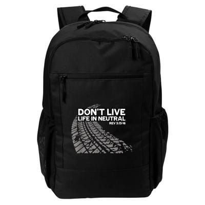 Christian Car Enthusiast Pastor Don't Live Life In Neutral Backpack