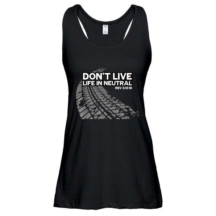 Christian Car Enthusiast Pastor Don't Live Life In Neutral Ladies Essential Flowy Tank