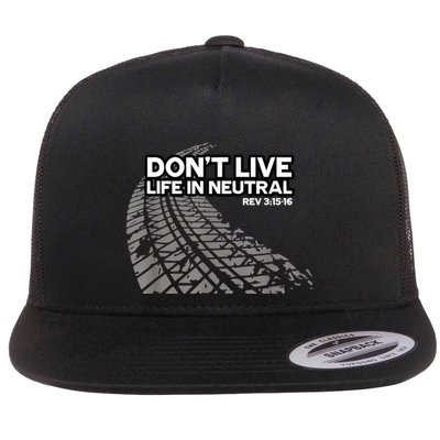 Christian Car Enthusiast Pastor Don't Live Life In Neutral Flatbill Hat