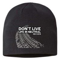Christian Car Enthusiast Pastor Don't Live Life In Neutral Sustainable Beanie