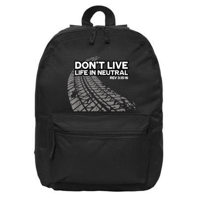 Christian Car Enthusiast Pastor Don't Live Life In Neutral 16 in Basic Backpack