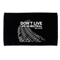 Christian Car Enthusiast Pastor Don't Live Life In Neutral Microfiber Hand Towel