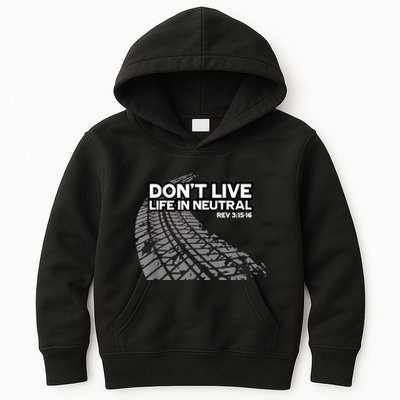 Christian Car Enthusiast Pastor Don't Live Life In Neutral Kids Hoodie