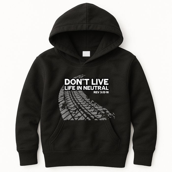 Christian Car Enthusiast Pastor Don't Live Life In Neutral Kids Hoodie