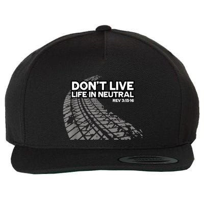Christian Car Enthusiast Pastor Don't Live Life In Neutral Wool Snapback Cap