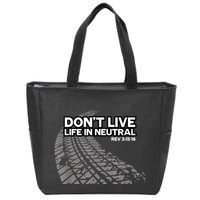 Christian Car Enthusiast Pastor Don't Live Life In Neutral Zip Tote Bag