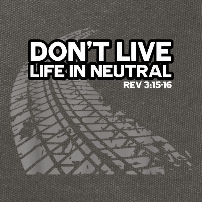 Christian Car Enthusiast Pastor Don't Live Life In Neutral Cotton Canvas Backpack