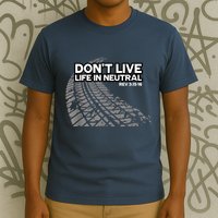 Christian Car Enthusiast Pastor Don't Live Life In Neutral T-Shirt