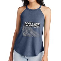 Christian Car Enthusiast Pastor Don't Live Life In Neutral Women's Perfect Tri Rocker Tank