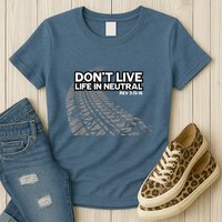 Christian Car Enthusiast Pastor Don't Live Life In Neutral Womens T-Shirt