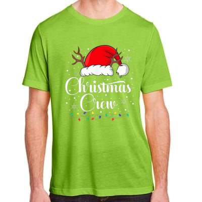 Christmas Crew Family Group Matching Christmas Pajama Party Adult ChromaSoft Performance T-Shirt