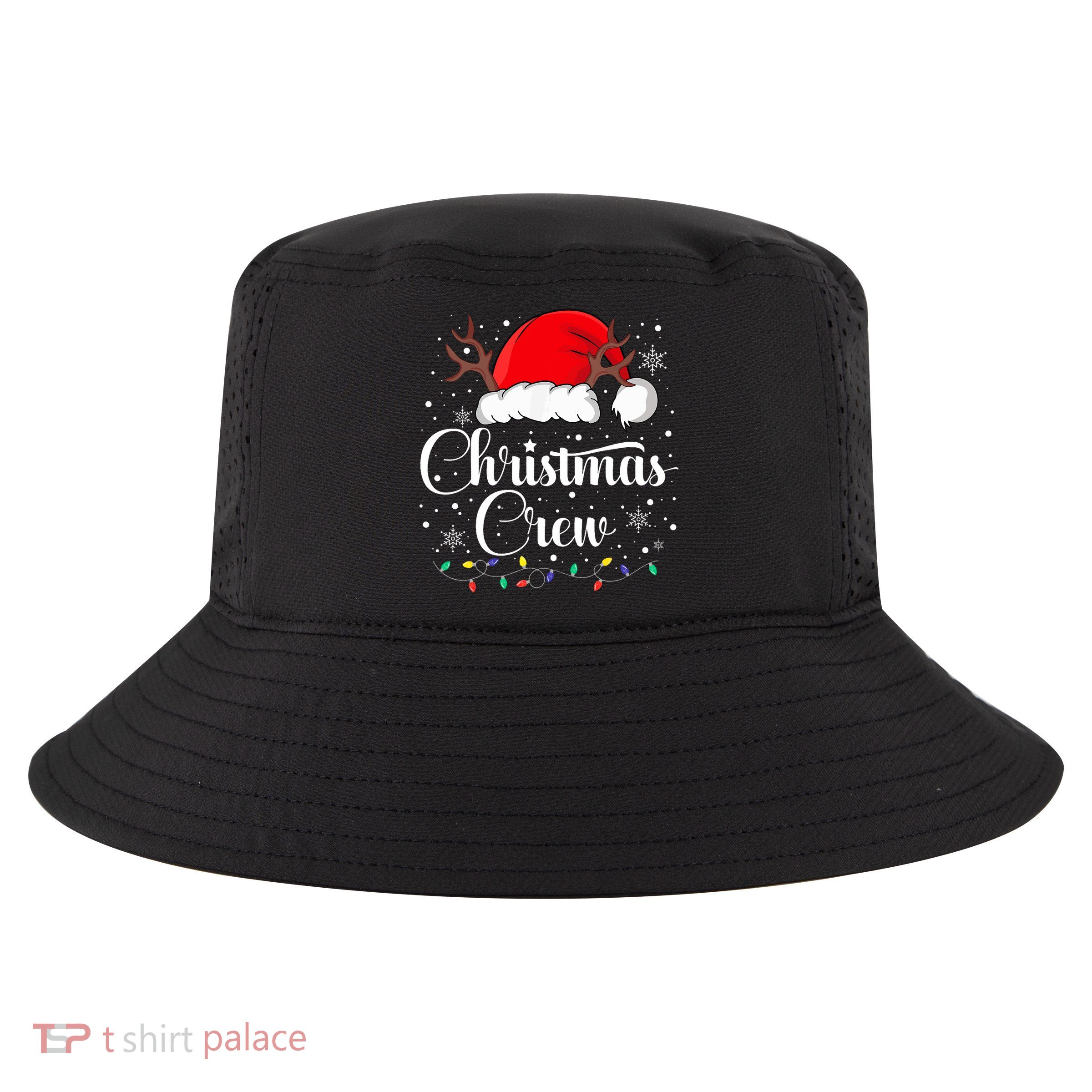 Christmas Crew Family Group Matching Christmas Pajama Party Cool Comfort Performance Bucket Hat