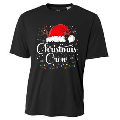 Christmas Crew Family Group Matching Christmas Pajama Party Cooling Performance Crew T-Shirt