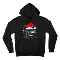 Christmas Crew Family Group Matching Christmas Pajama Party Hoodie