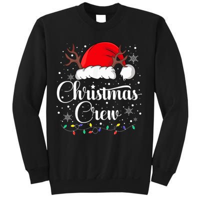 Christmas Crew Family Group Matching Christmas Pajama Party Sweatshirt