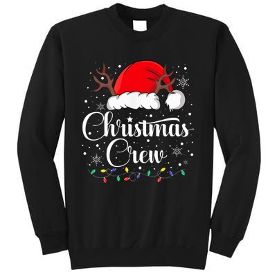 Christmas Crew Family Group Matching Christmas Pajama Party Sweatshirt