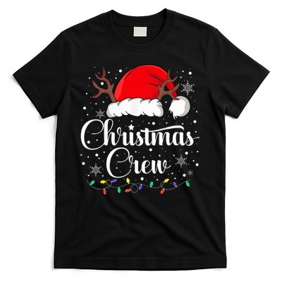 Christmas Crew Family Group Matching Christmas Pajama Party T-Shirt