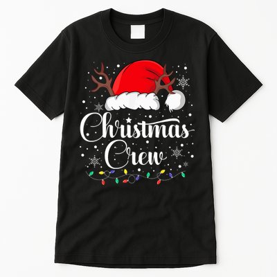 Christmas Crew Family Group Matching Christmas Pajama Party Tall T-Shirt
