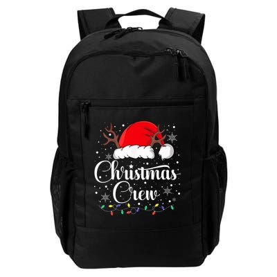 Christmas Crew Family Group Matching Christmas Pajama Party Backpack