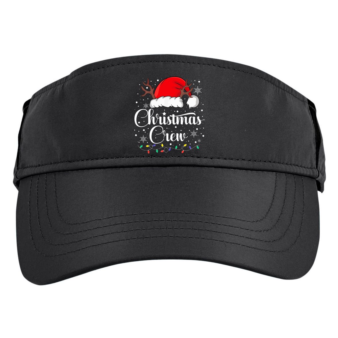 Christmas Crew Family Group Matching Christmas Pajama Party Adult Drive Performance Visor