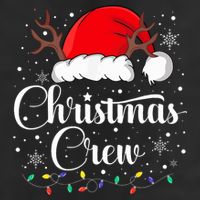 Christmas Crew Family Group Matching Christmas Pajama Party Adult Drive Performance Visor