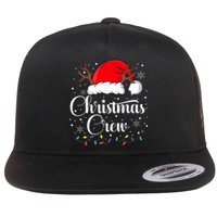 Christmas Crew Family Group Matching Christmas Pajama Party Flat Bill Trucker Hat