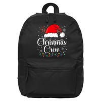 Christmas Crew Family Group Matching Christmas Pajama Party 16 in Basic Backpack