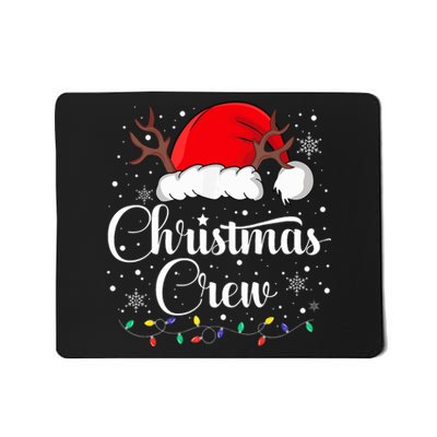 Christmas Crew Family Group Matching Christmas Pajama Party Mousepad