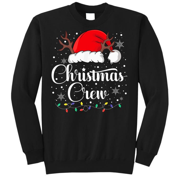 Christmas Crew Family Group Matching Christmas Pajama Party Tall Sweatshirt