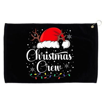 Christmas Crew Family Group Matching Christmas Pajama Party Grommeted Golf Towel