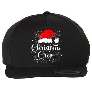 Christmas Crew Family Group Matching Christmas Pajama Party Wool Snapback Cap