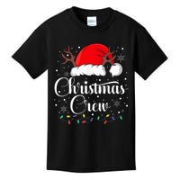 Christmas Crew Family Group Matching Christmas Pajama Party Kids T-Shirt