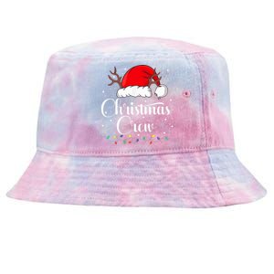 Christmas Crew Family Group Matching Christmas Pajama Party Tie-Dyed Bucket Hat