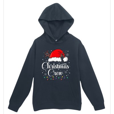 Christmas Crew Family Group Matching Christmas Pajama Party Urban Pullover Hoodie