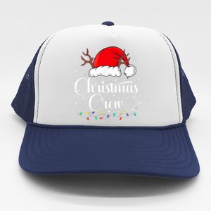 Christmas Crew Family Group Matching Christmas Pajama Party Trucker Hat