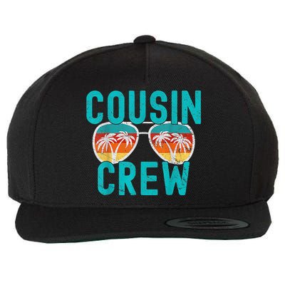 Cousin Crew Family Vacation Summer Vacation Beach Sunglasses Wool Snapback Cap