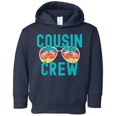 Cousin Crew Family Vacation Summer Vacation Beach Sunglasses Toddler Hoodie