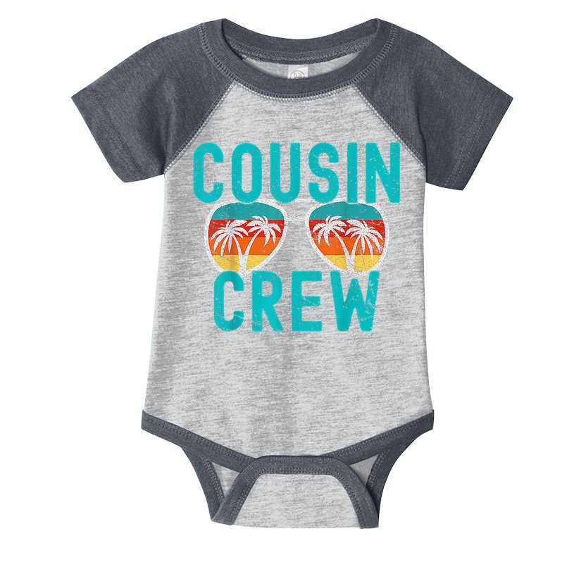 Cousin Crew Family Vacation Summer Vacation Beach Sunglasses Infant Baby Jersey Bodysuit