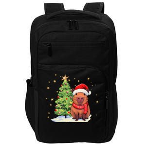 Capybara Christmas Funny Capybara Xmas Holiday Girl Impact Tech Backpack