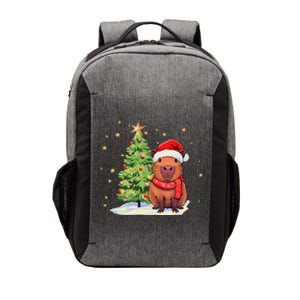 Capybara Christmas Funny Capybara Xmas Holiday Girl Vector Backpack