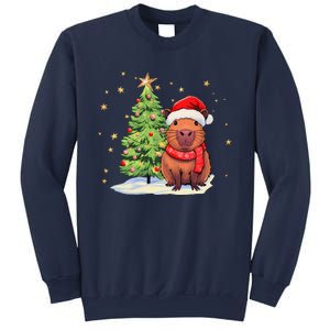 Capybara Christmas Funny Capybara Xmas Holiday Girl Sweatshirt